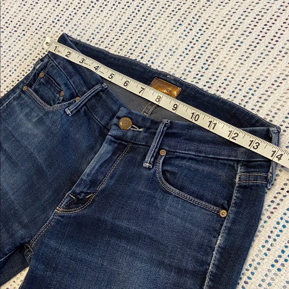 MOTHER ‘The Looker’ Ankle Coffee Tea or Me Wash Size 26 x 28” Designer - Picture 12 of 14